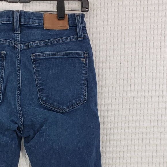 Madewell Jeans 10" High Rise Skinny Demin Stretch Womens Size 26 - Picture 4 of 11